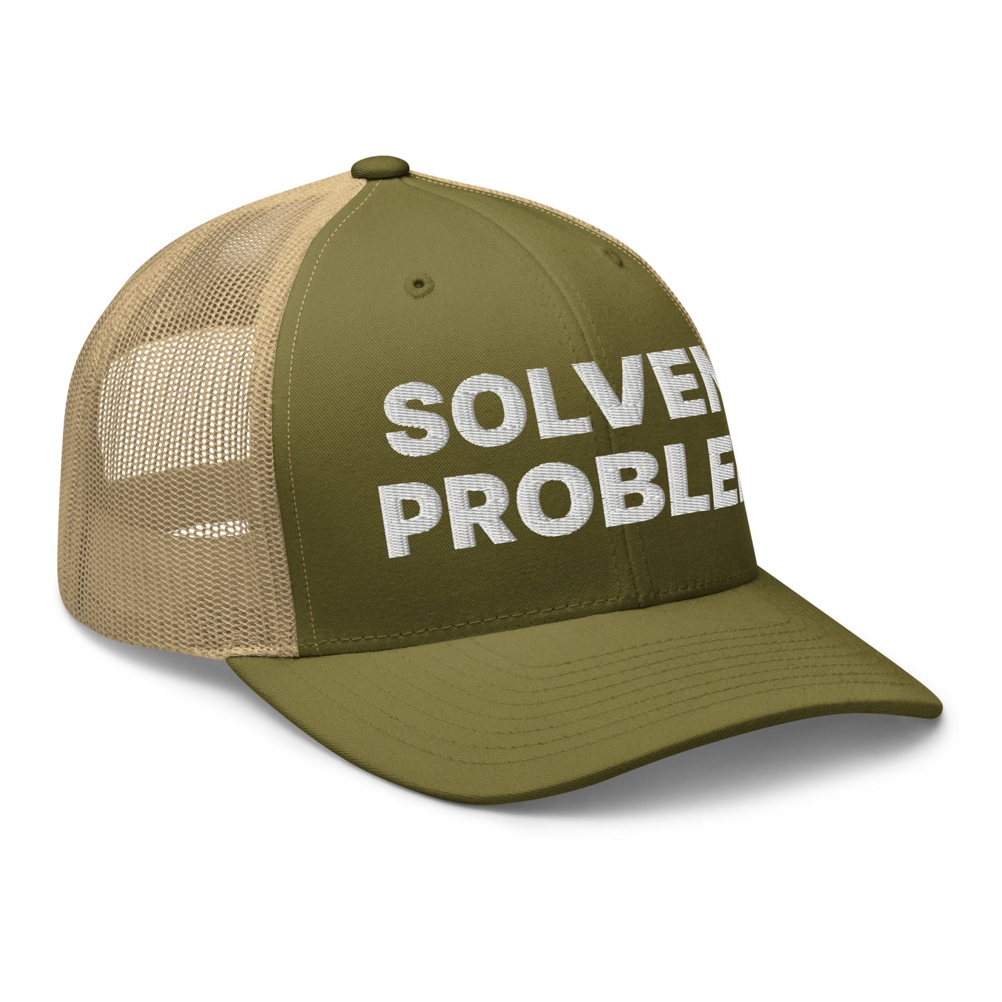 Solvem Probler Retro Trucker Hat Moss Khaki