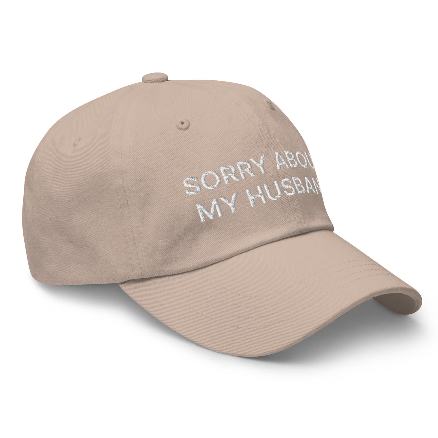 Sorry About My Husband Dad Hat Stone