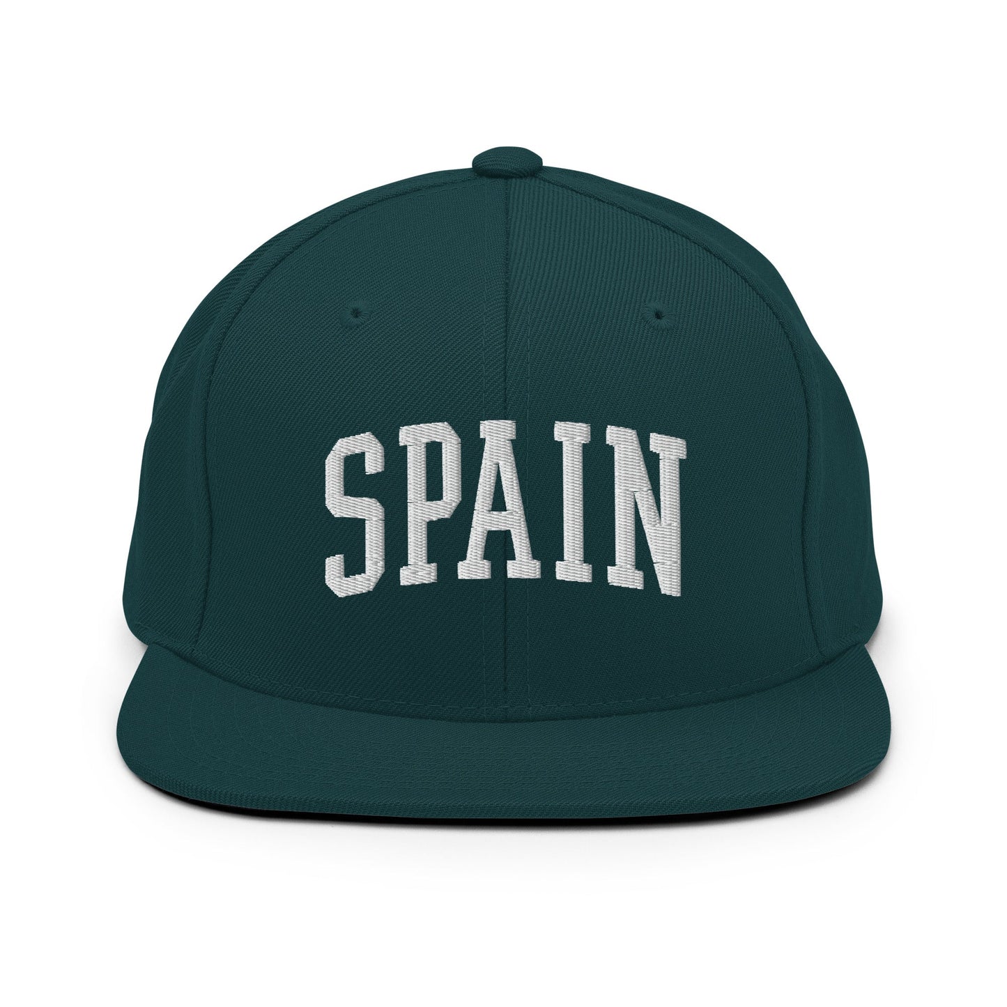 Spain Letterman Varsity Block Snapback Hat Spruce