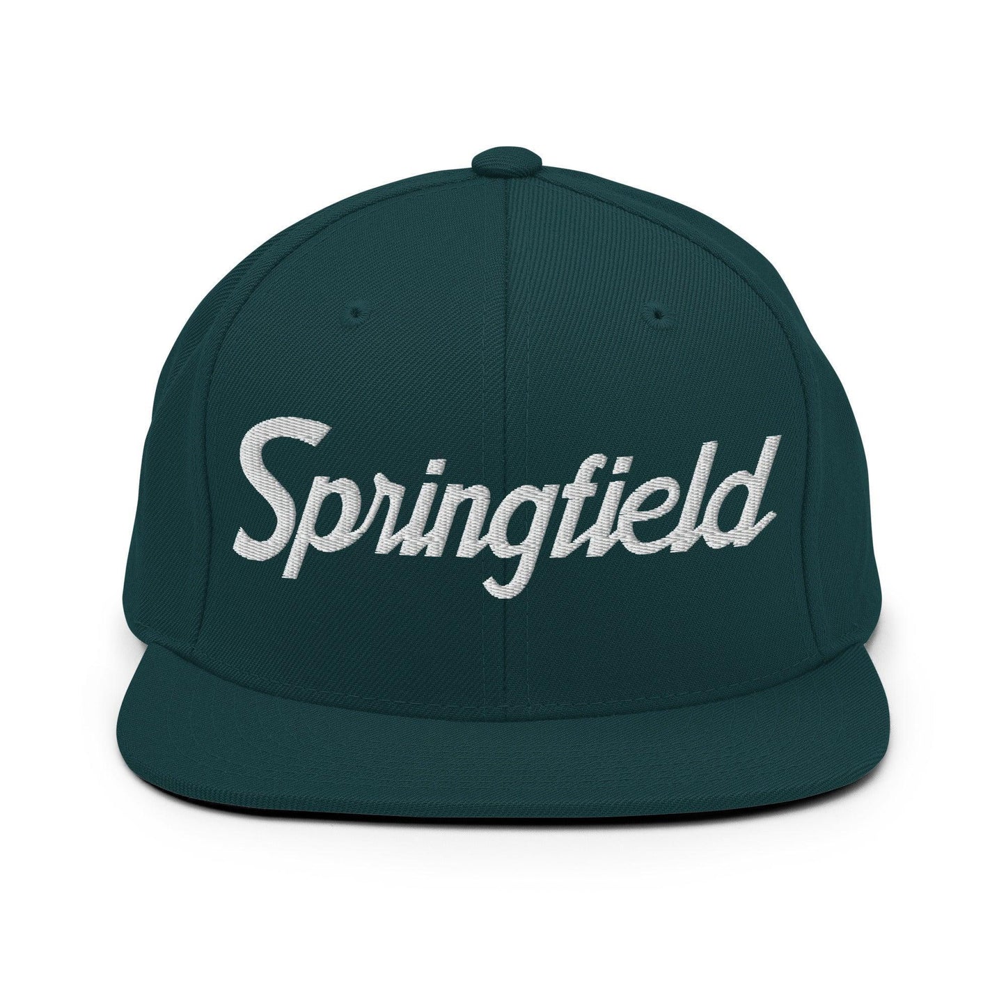 Springfield Script Snapback Hat Spruce