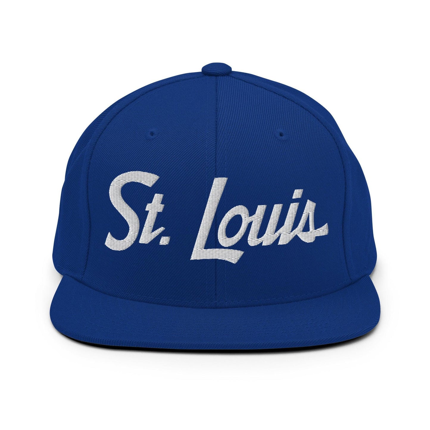 St. Louis Script Snapback Hat Royal Blue