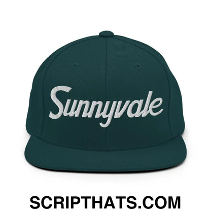 Sunnyvale Script Snapback Hat Spruce