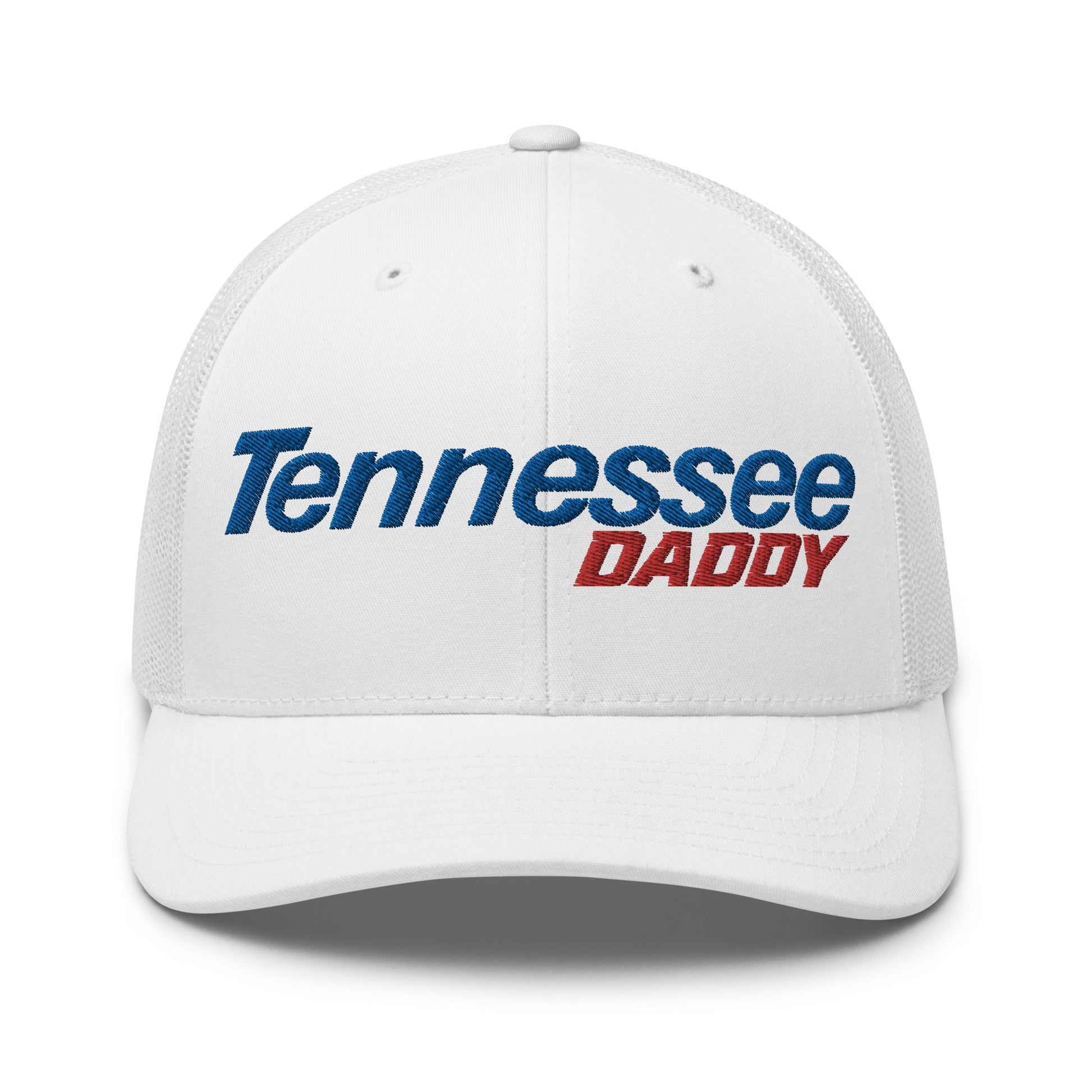 Tennessee Daddy Retro Trucker Hat White