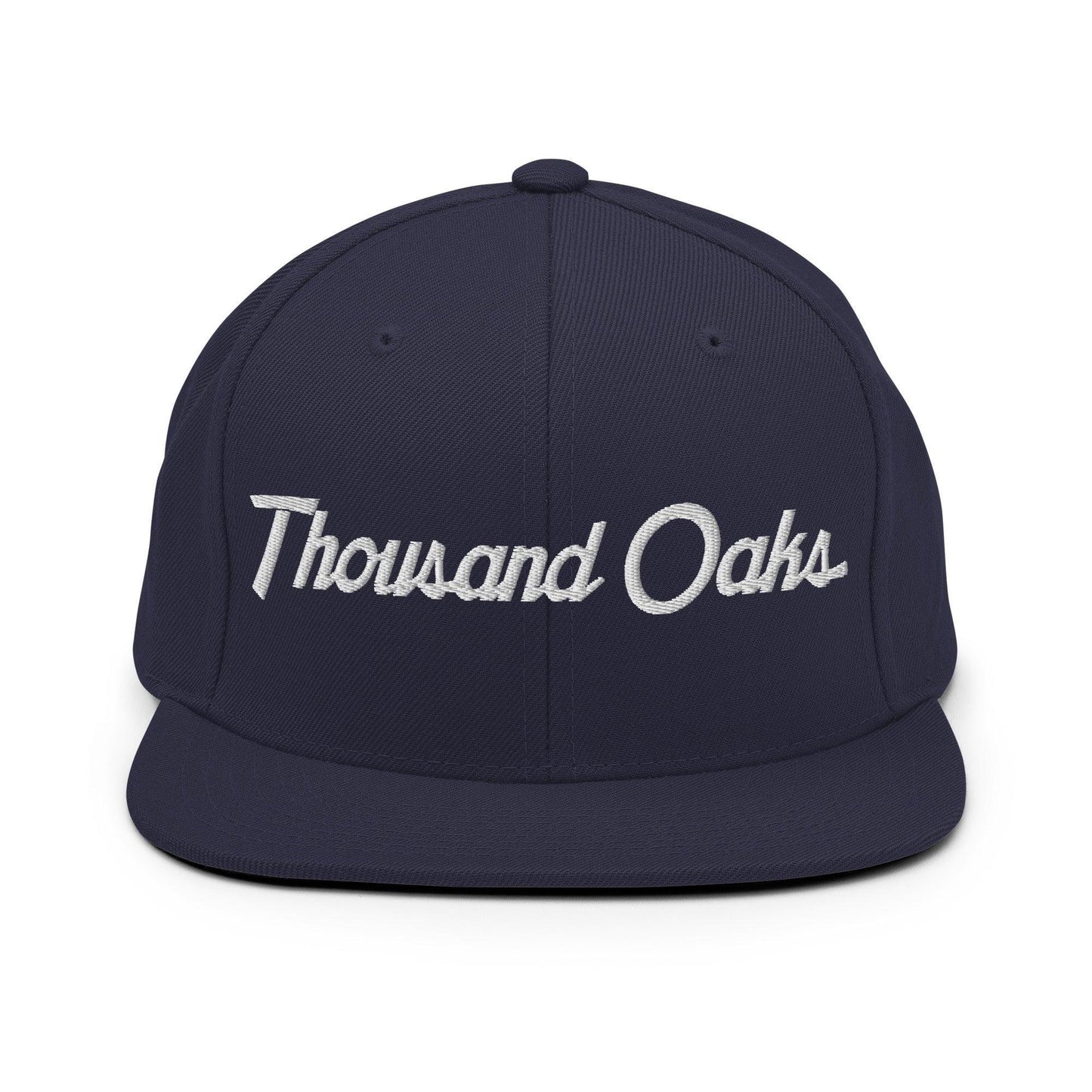 Thousand Oaks Script Snapback Hat Navy