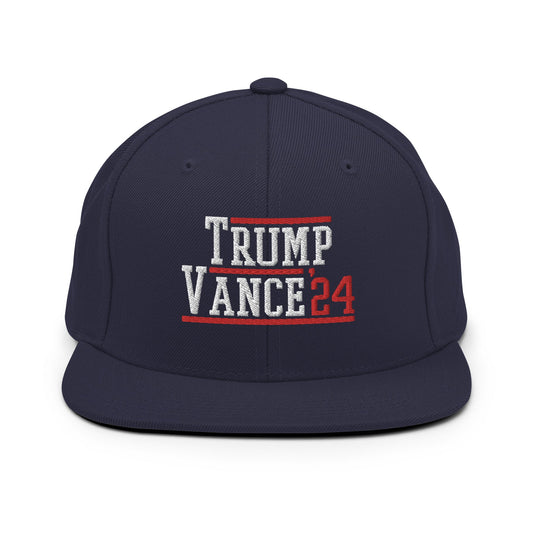 Trump JD Vance 2024 Snapback Hat Navy