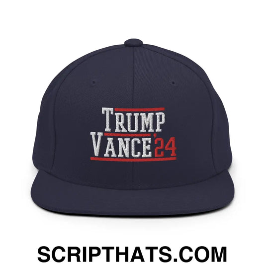 Trump JD Vance 2024 Snapback Hat Navy