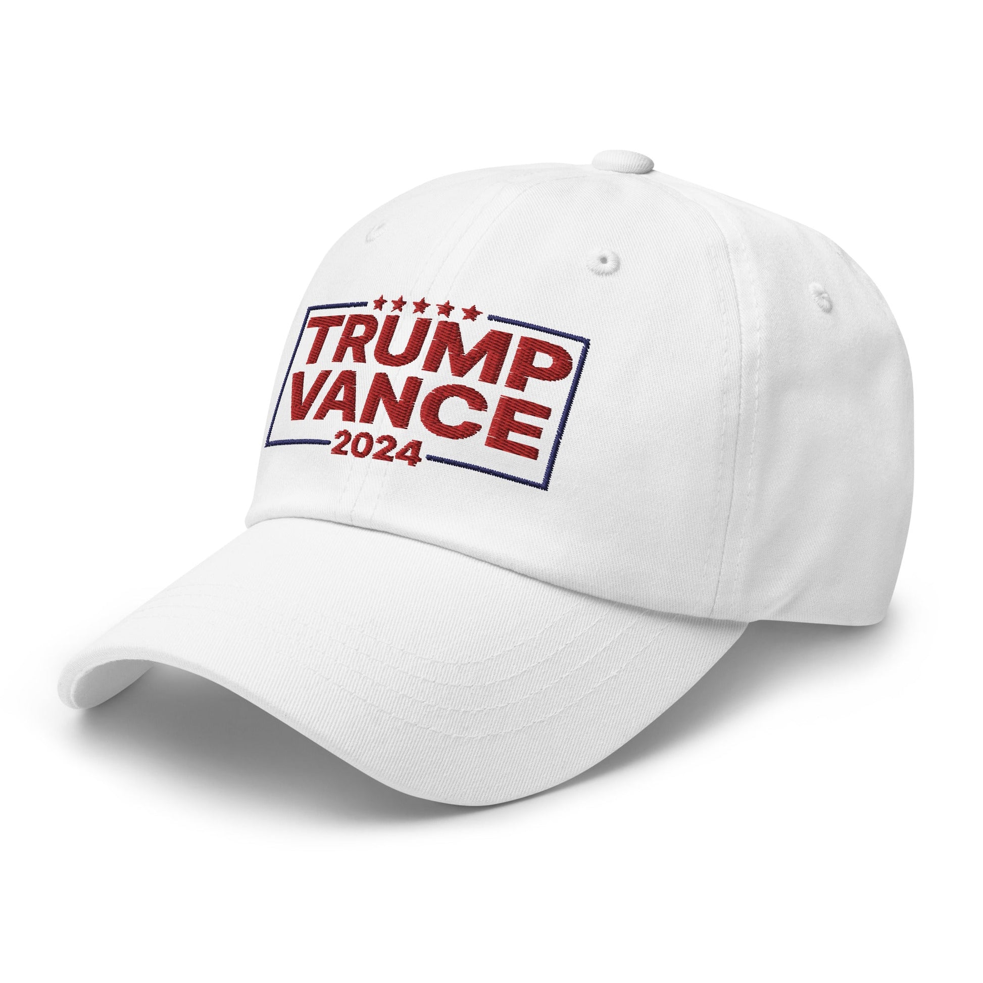 Trump Vance 2024 Dad Hat White