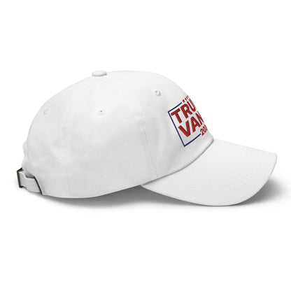 Trump Vance 2024 Dad Hat White