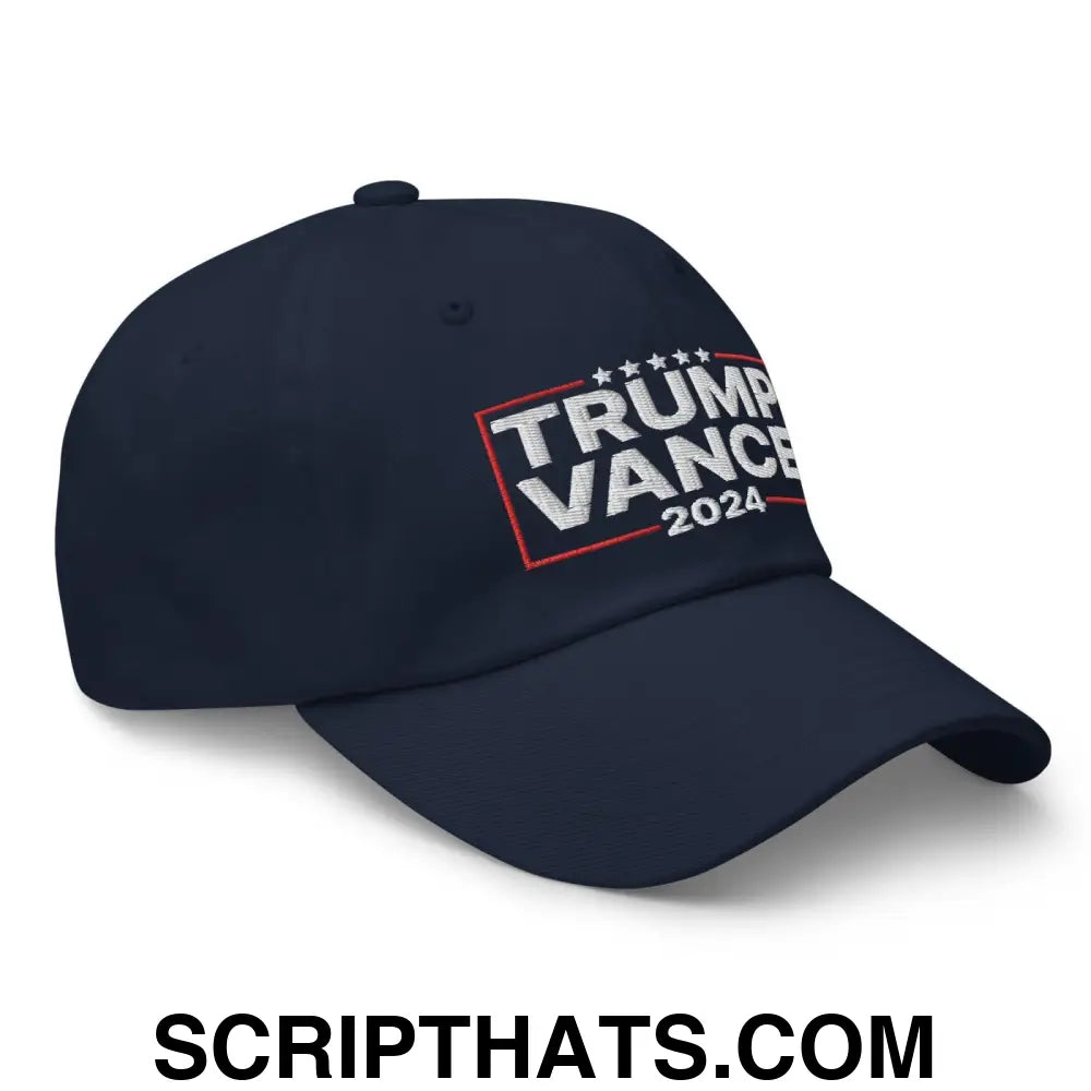 Trump Vance 2024 Dad Hat Navy