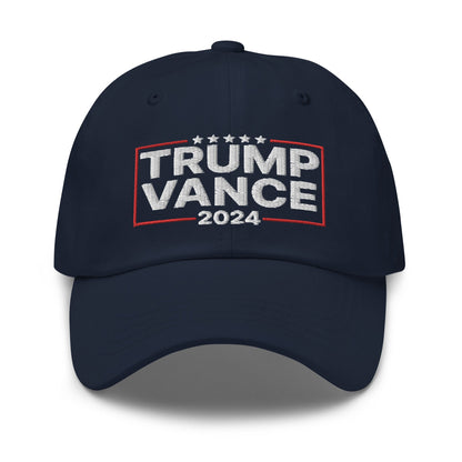 Trump Vance 2024 Dad Hat Navy