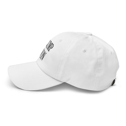 Trump Won 2020 2024 Golf Dad Hat White