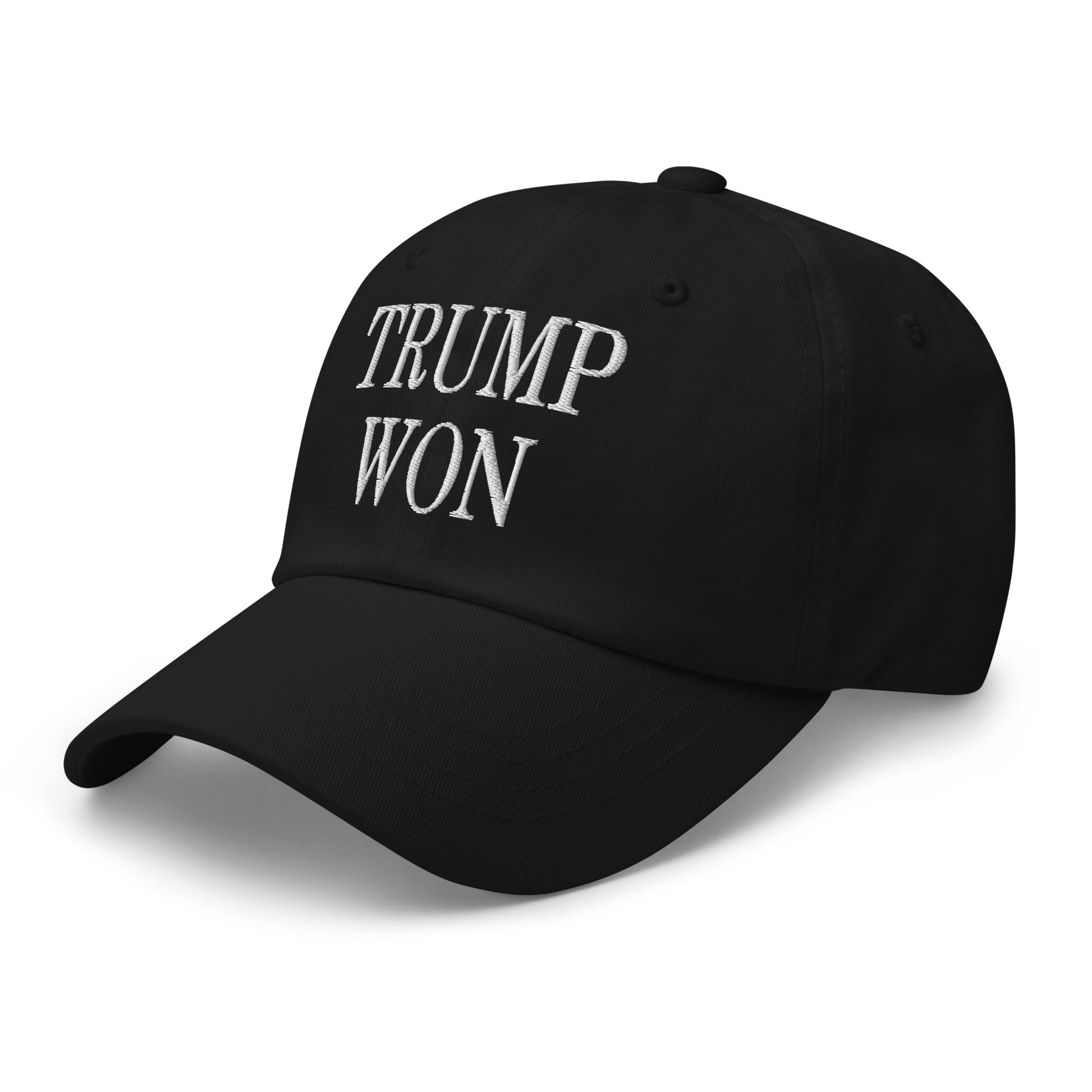 Trump Won 2020 2024 Golf Dad Hat Black