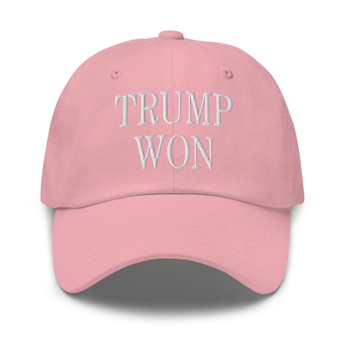 Trump Won 2020 2024 Golf Dad Hat Pink