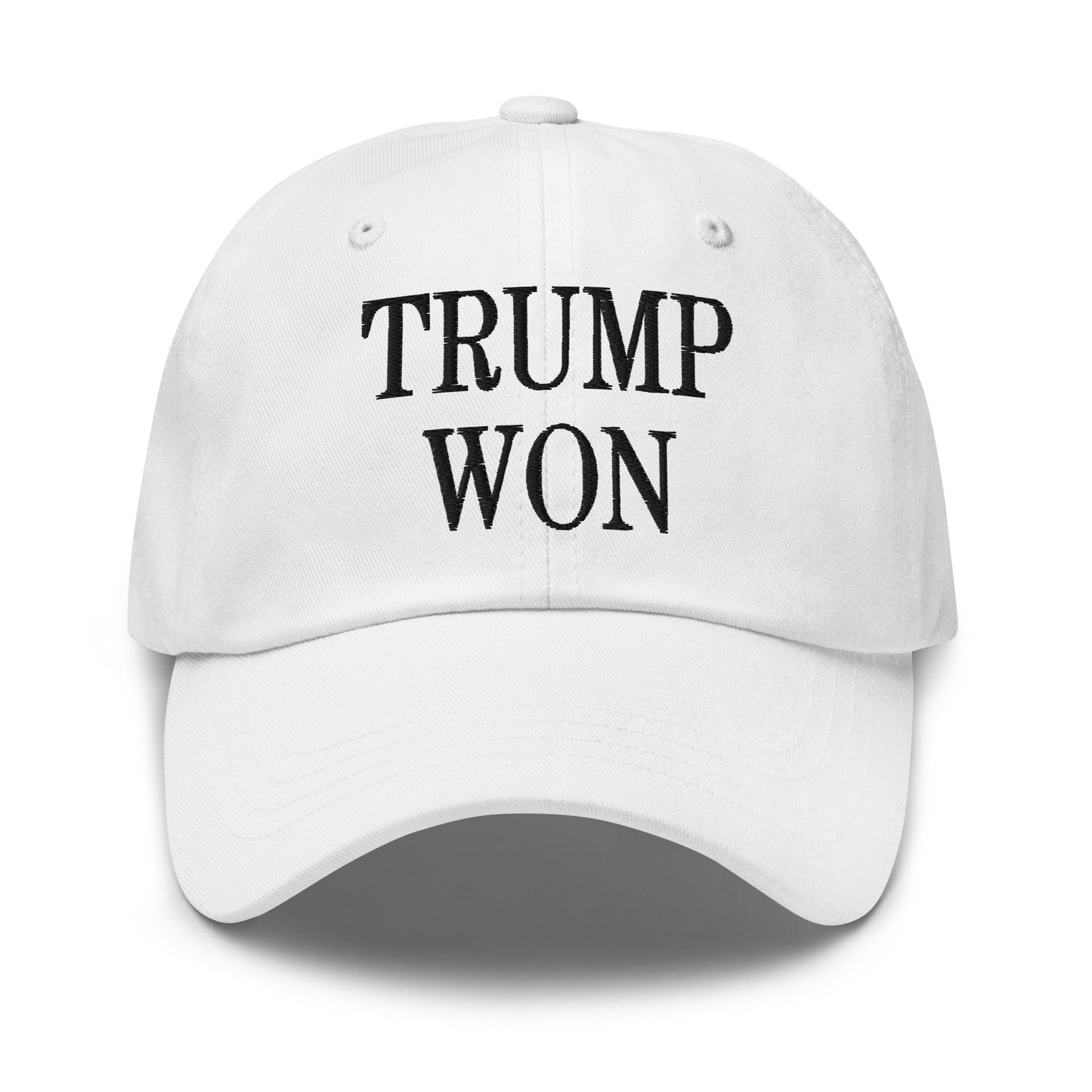 Trump Won 2020 2024 Golf Dad Hat White