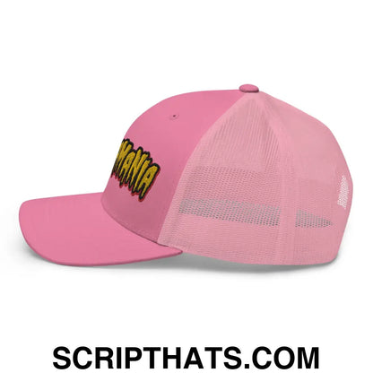 Trumpamania Donald Trump Retro Trucker Hat Pink