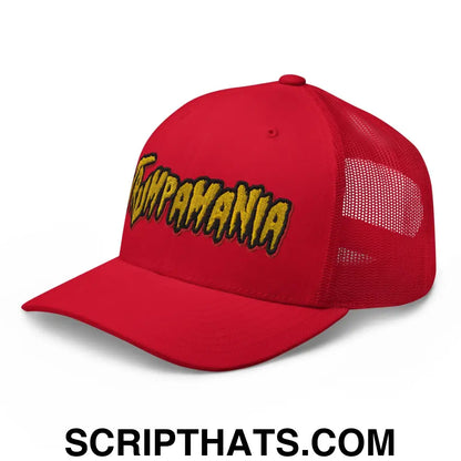 Trumpamania Donald Trump Retro Trucker Hat Red