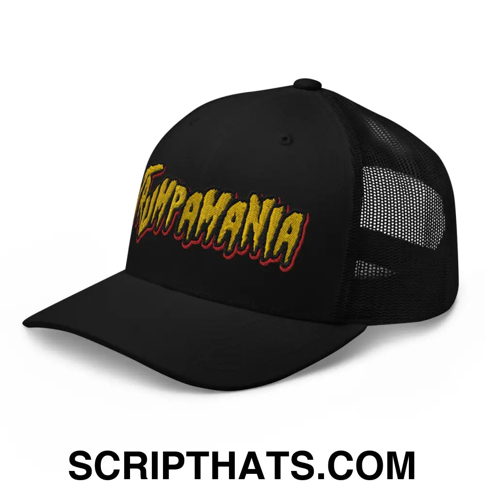 Trumpamania Donald Trump Retro Trucker Hat Black