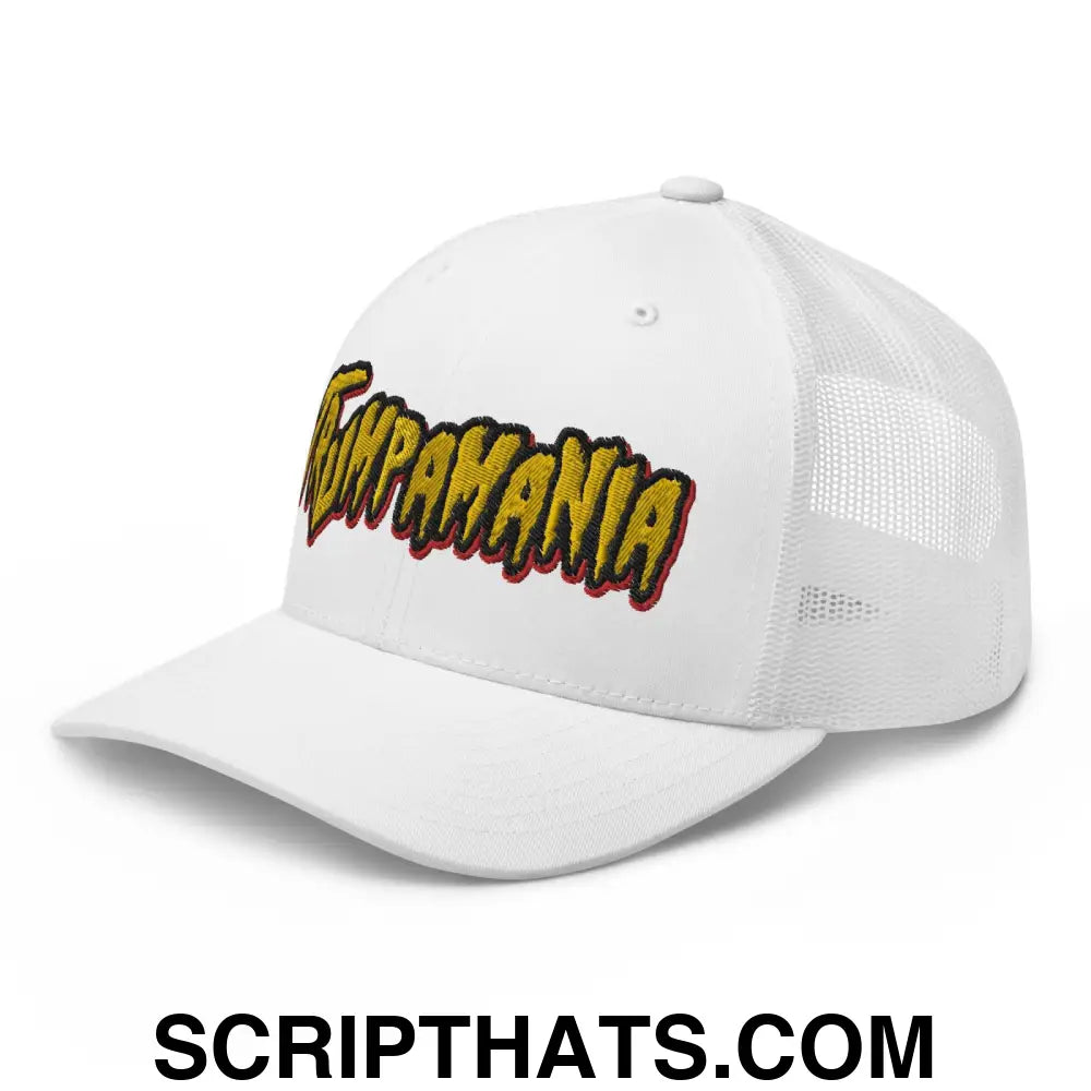 Trumpamania Donald Trump Retro Trucker Hat White