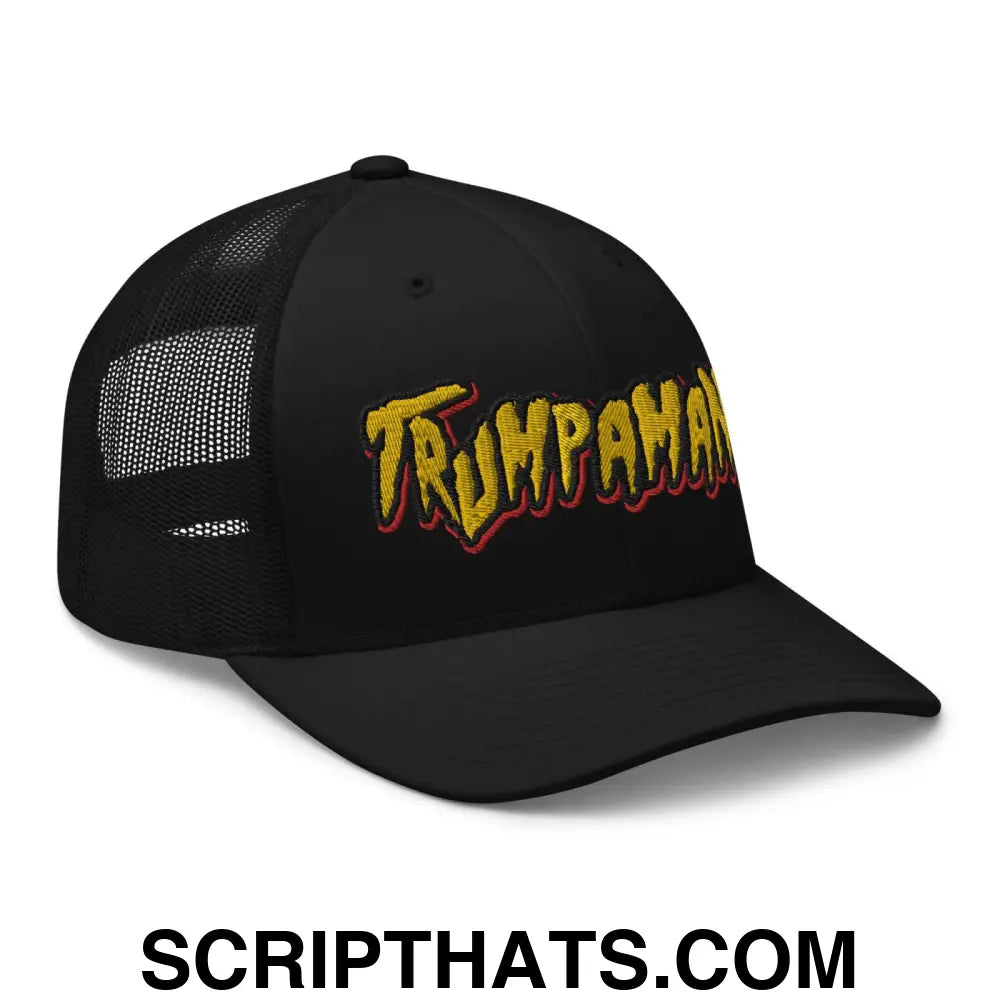 Trumpamania Donald Trump Retro Trucker Hat Black