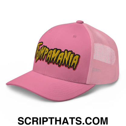 Trumpamania Donald Trump Retro Trucker Hat Pink