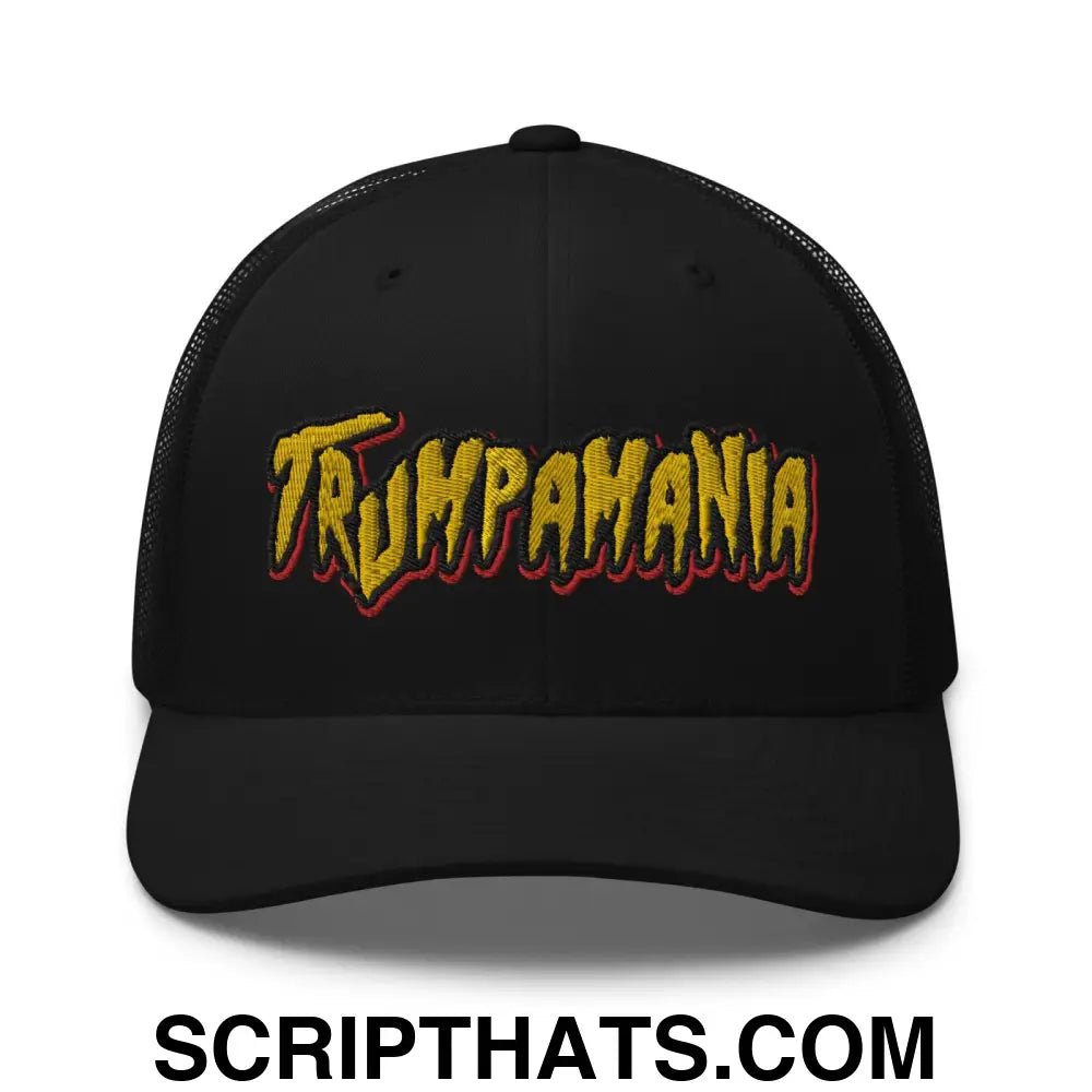 Trumpamania Donald Trump Retro Trucker Hat Black