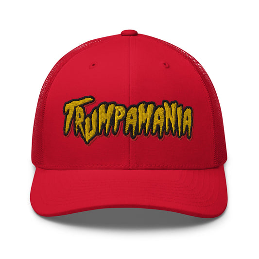 Trumpamania Donald Trump Retro Trucker Hat Red