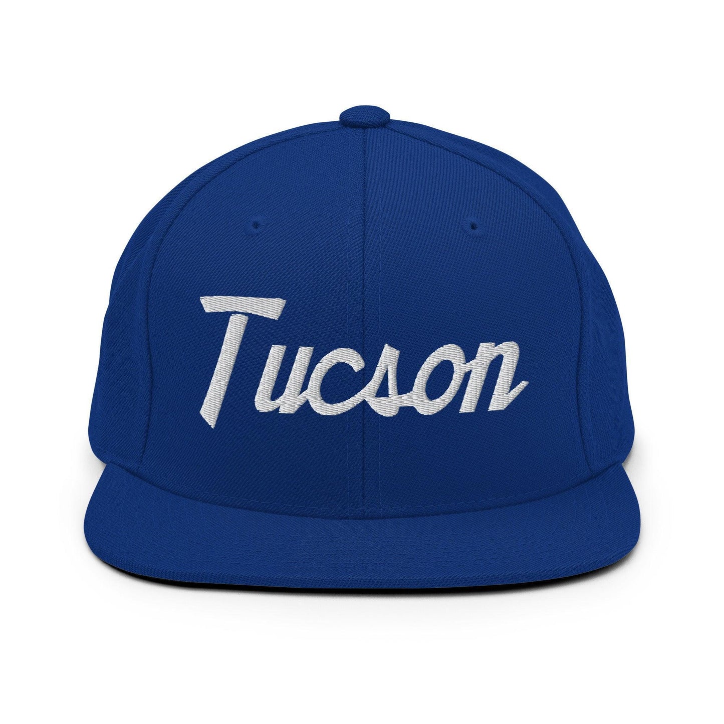 Tucson Script Snapback Hat Royal Blue