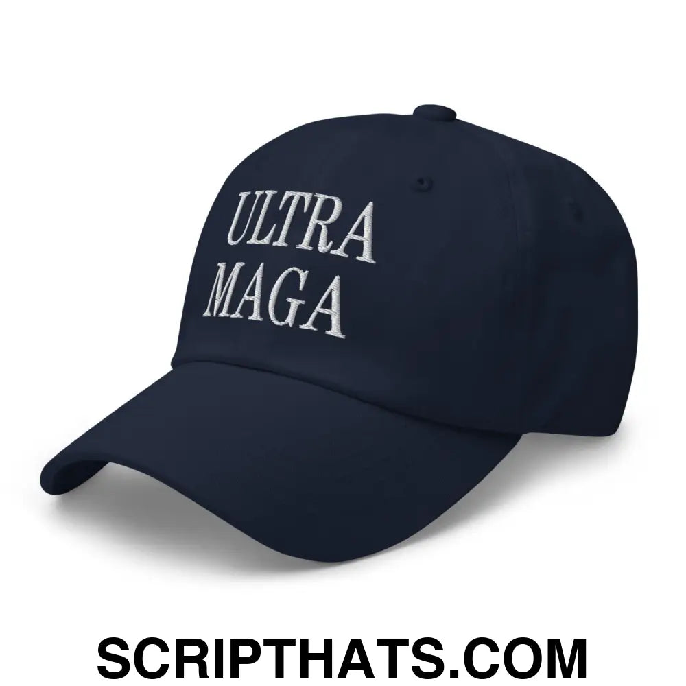 Ultra MAGA Golf Dad Hat Cranberry