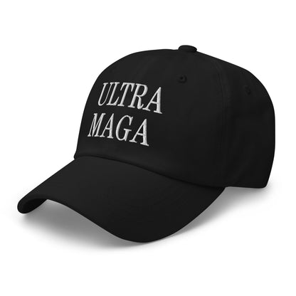 Ultra MAGA Golf Dad Hat Cranberry