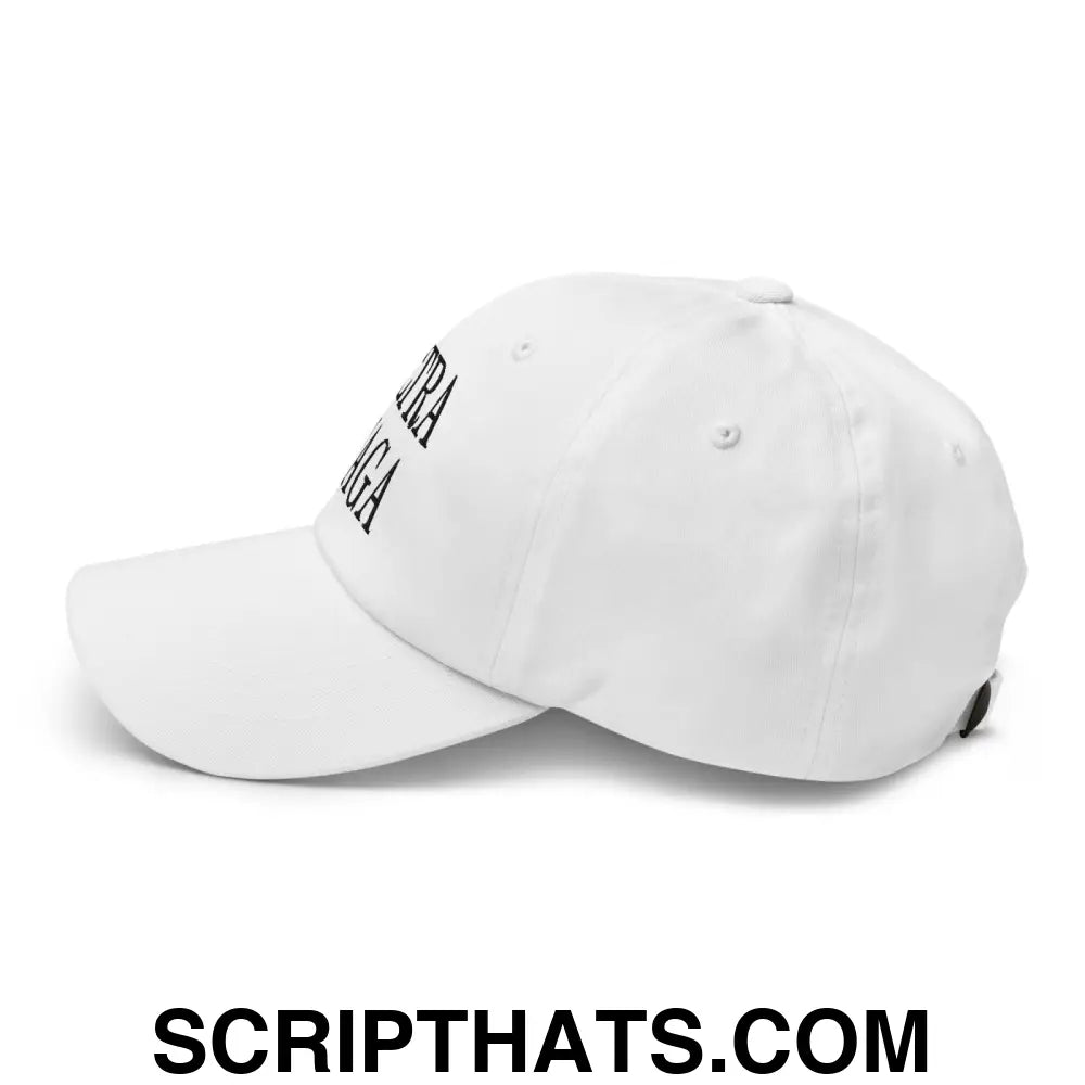 Ultra MAGA Golf Dad Hat White