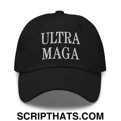 Ultra MAGA Golf Dad Hat Black