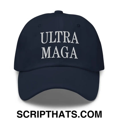 Ultra MAGA Golf Dad Hat Navy