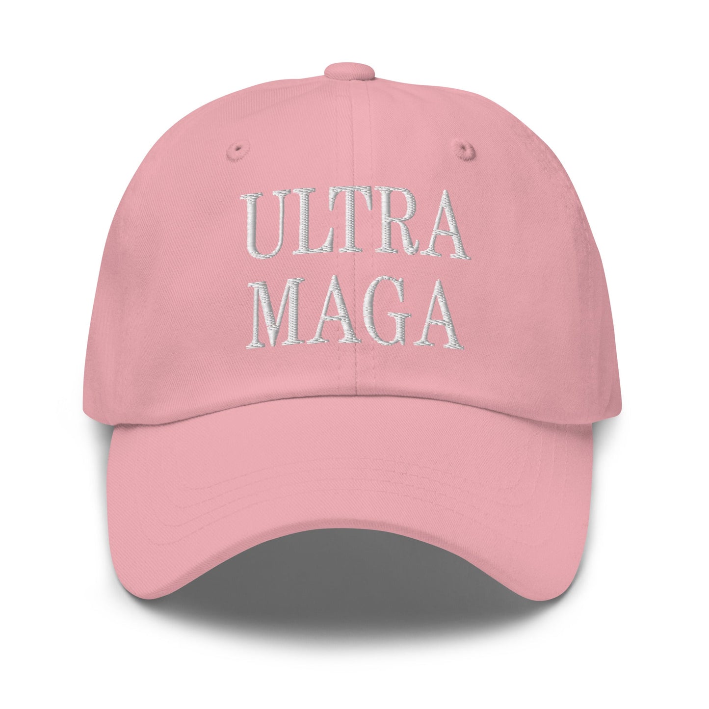 Ultra MAGA Golf Dad Hat Pink