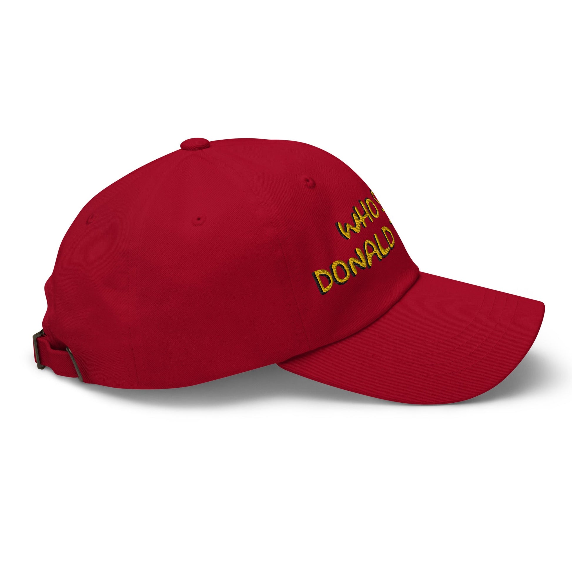 Who Shot Donald Trump? Dad Hat Cranberry