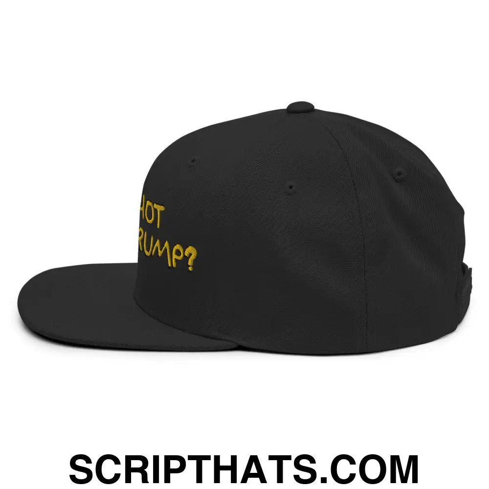 Who Shot Donald Trump? Snapback Hat Black