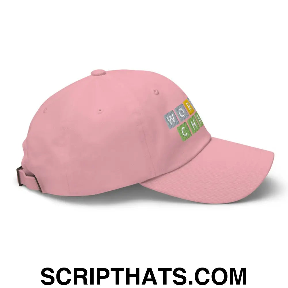 Wordle Champ Dad Hat Pink