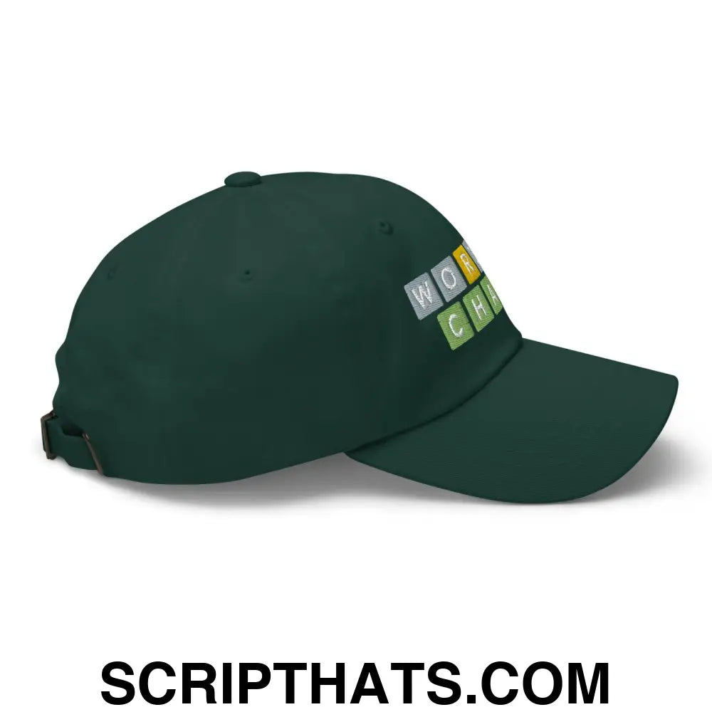 Wordle Champ Dad Hat Spruce