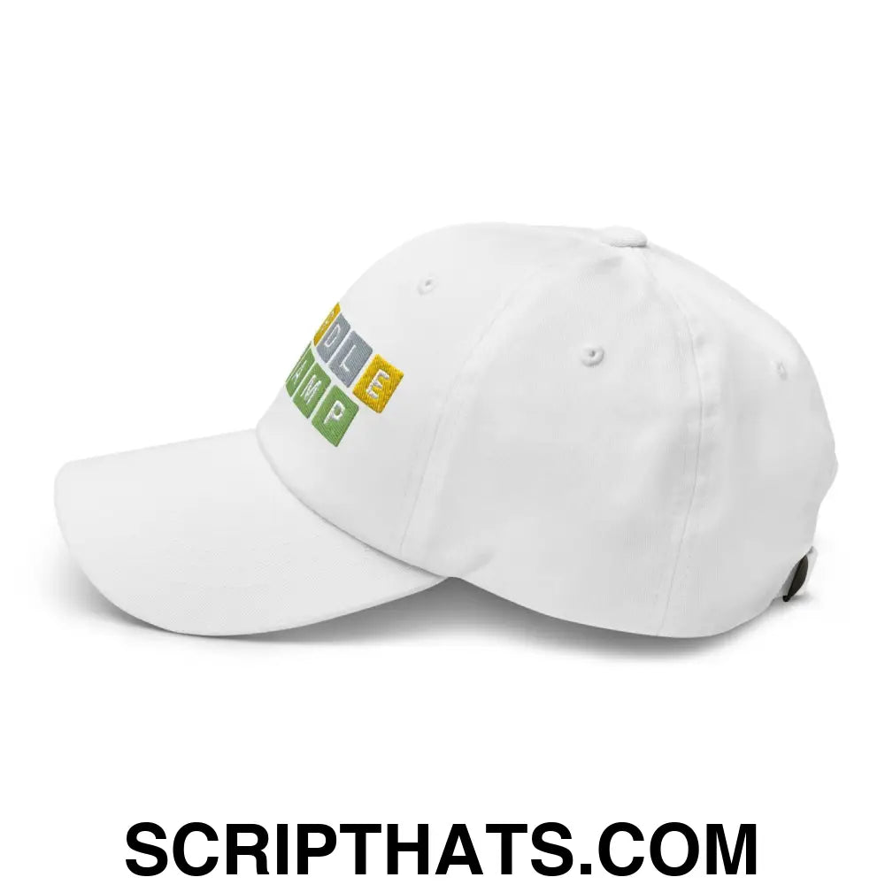 Wordle Champ Dad Hat White