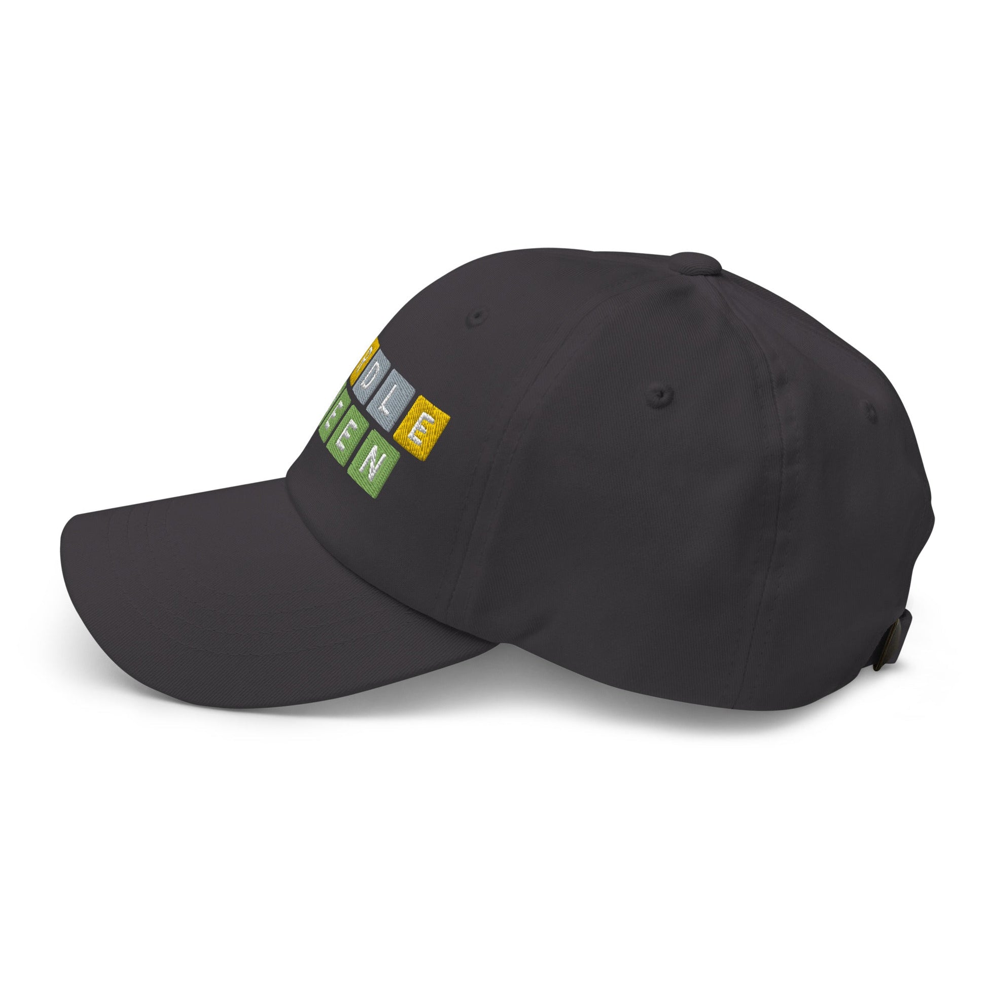 Wordle Queen Dad Hat Dark Grey