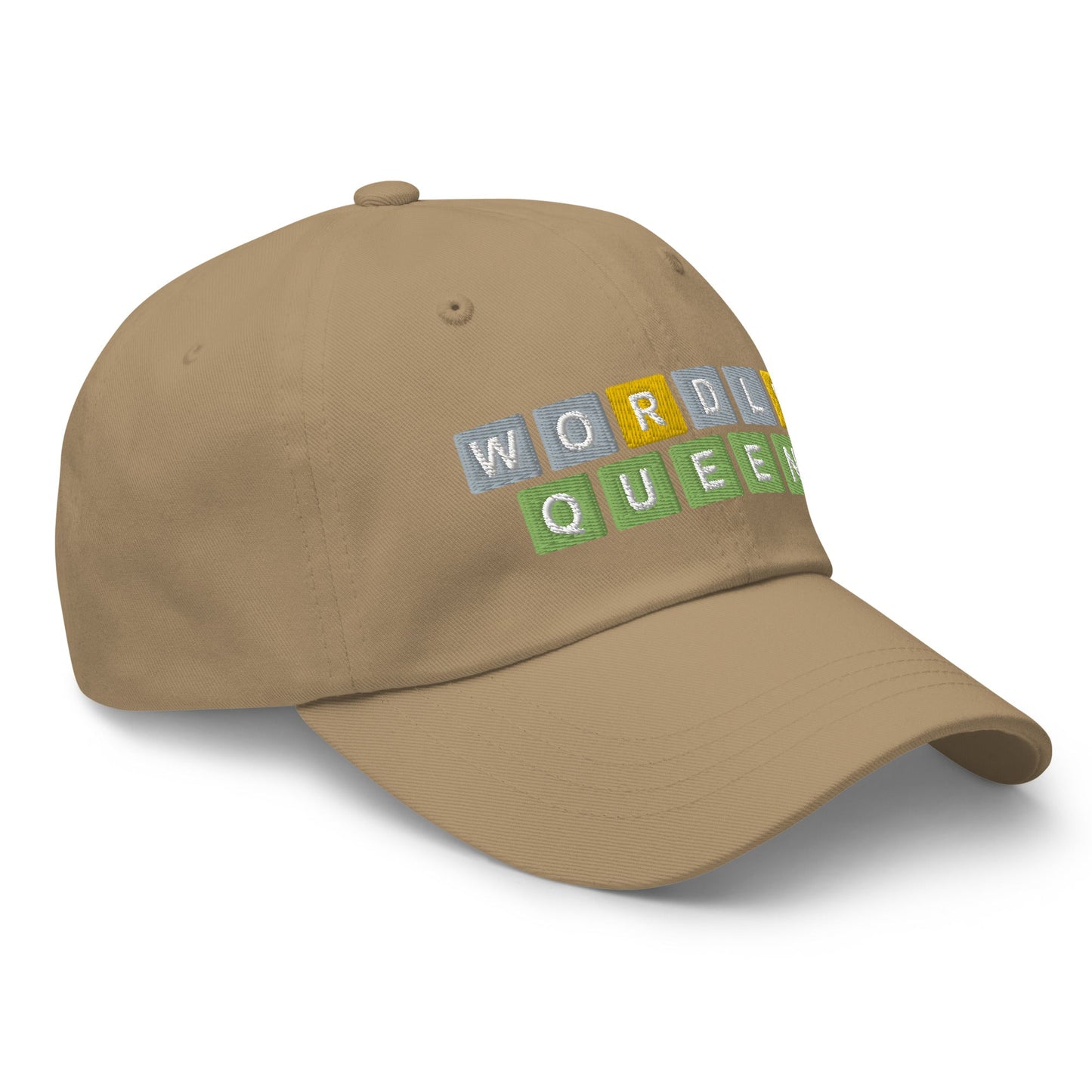 Wordle Queen Dad Hat Khaki