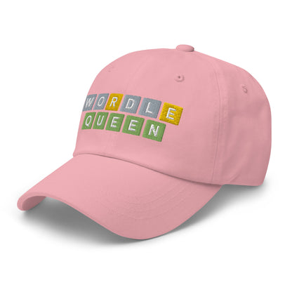 Wordle Queen Dad Hat Pink