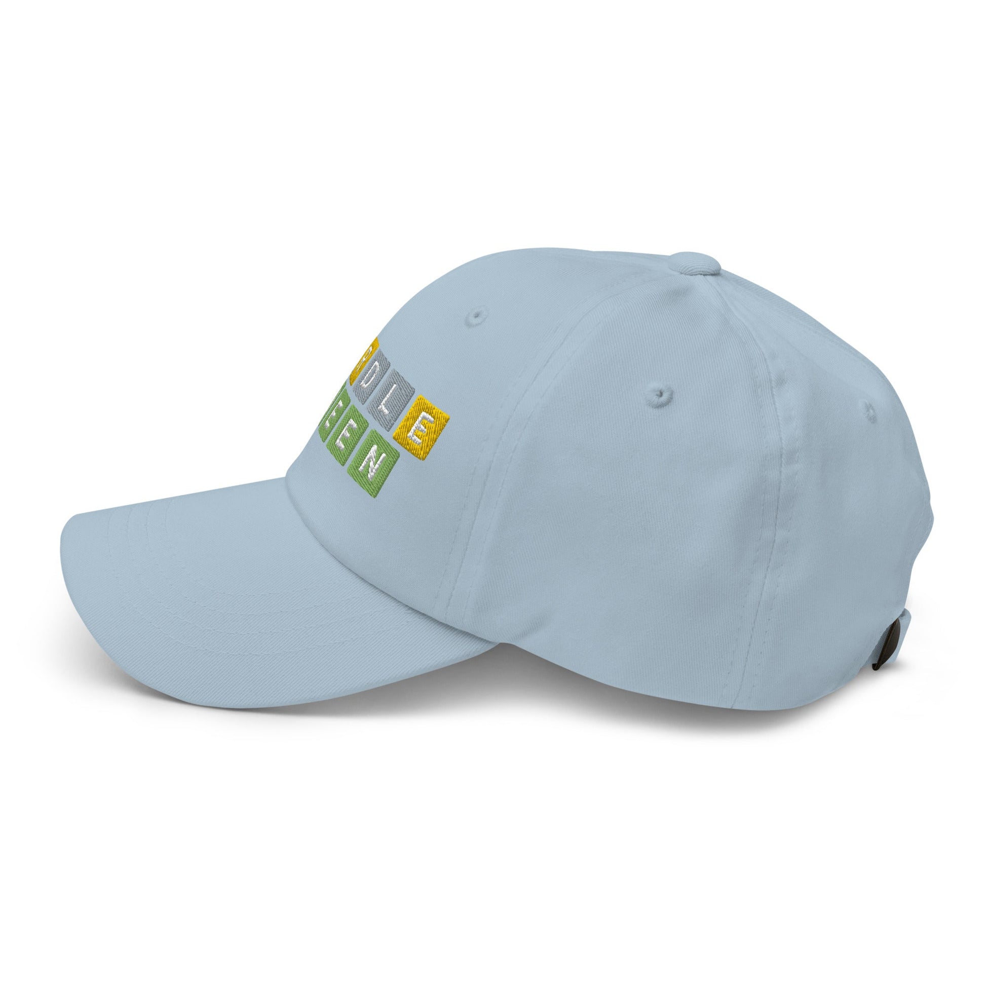 Wordle Queen Dad Hat Light Blue