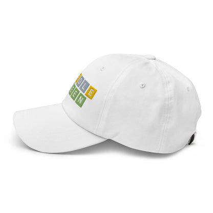 Wordle Queen Dad Hat White