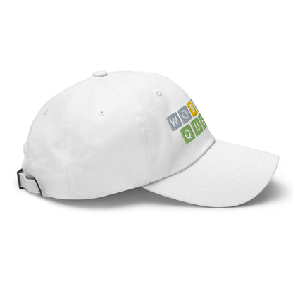 Wordle Queen Dad Hat White