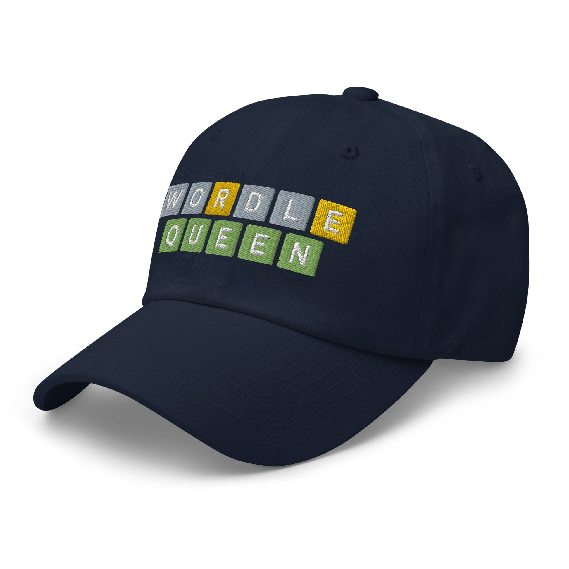 Wordle Queen Dad Hat Navy