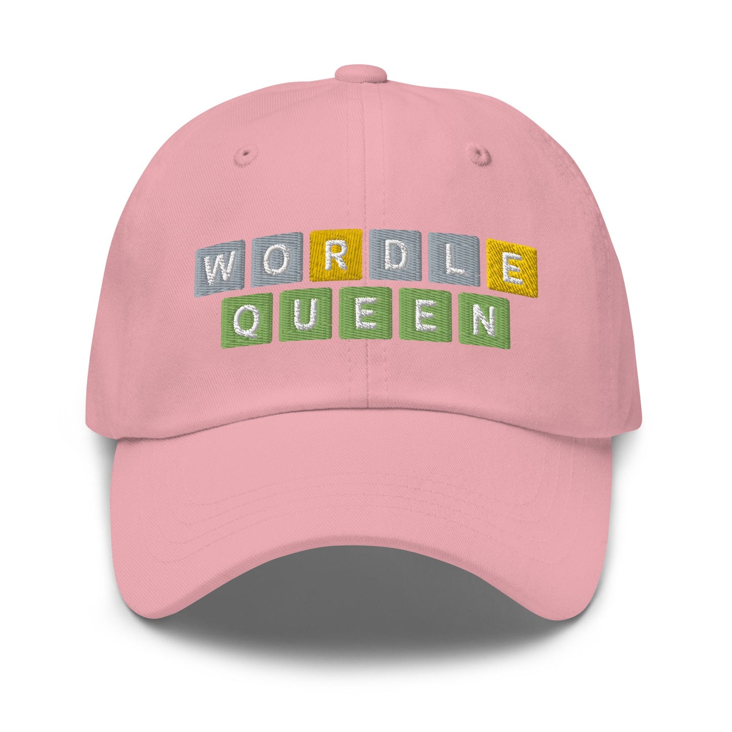 Wordle Queen Dad Hat Pink