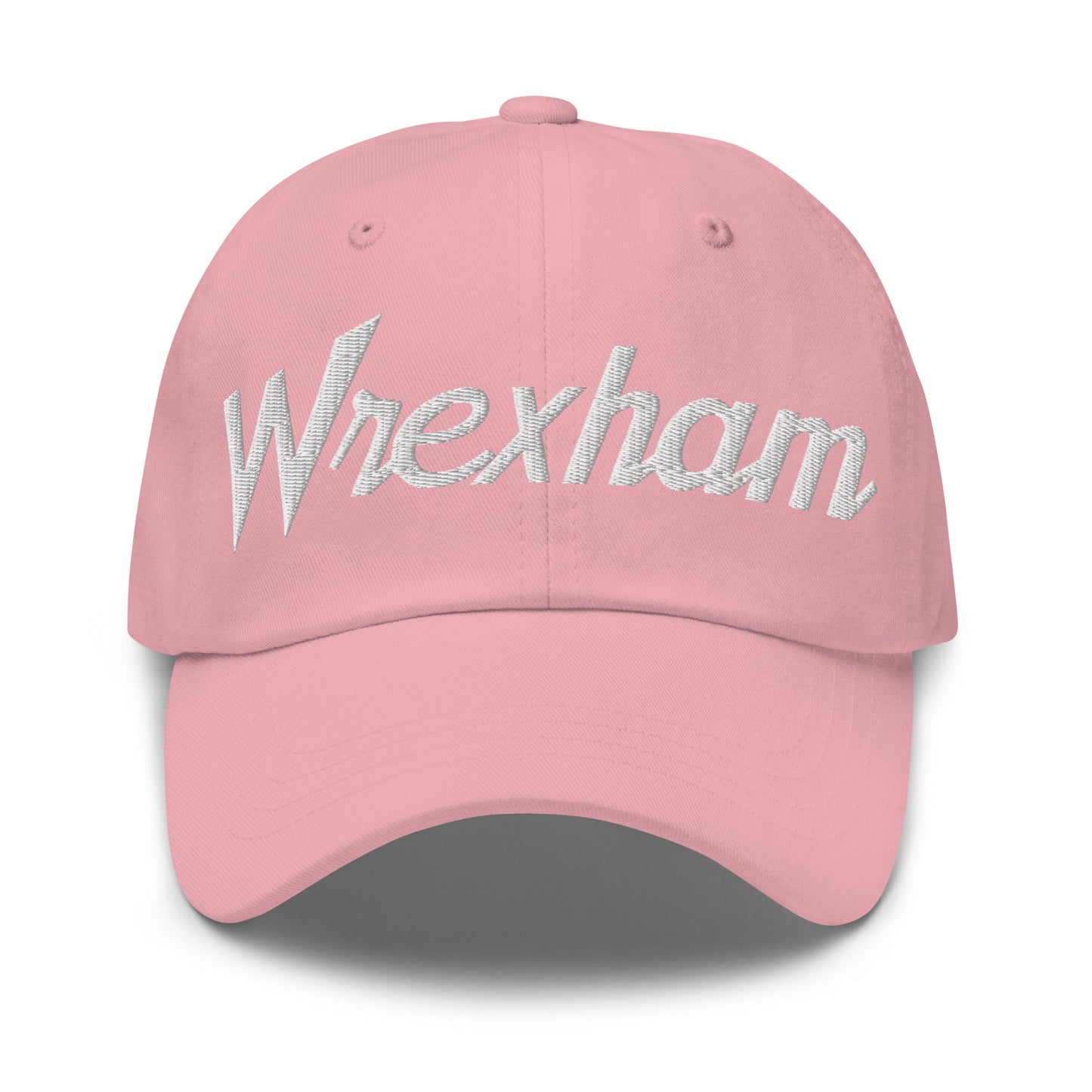 Wrexham Vintage Sports Script Dad Hat Pink