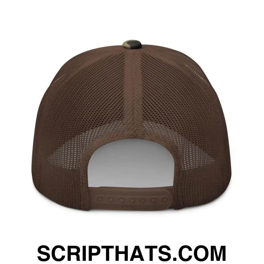 Yes Chef Camo Trucker Hat Camo Brown