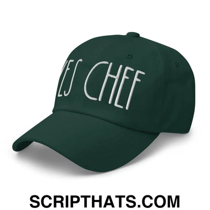 Yes Chef Dad Hat Spruce