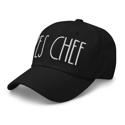 Yes Chef Dad Hat Black